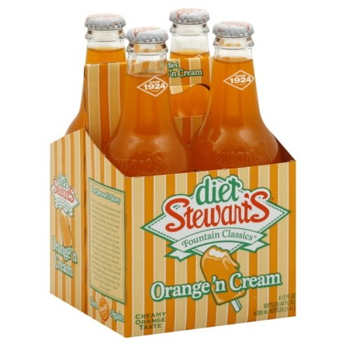 Stewarts Diet Cream Soda - 355 Ml X 4 Bottles