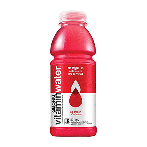 Vitamin Water Glaceau Mega - 591 ML X 12 bottles