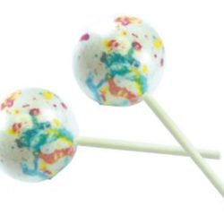 1 3/4" Jawbreaker - Candy Center - on a stick