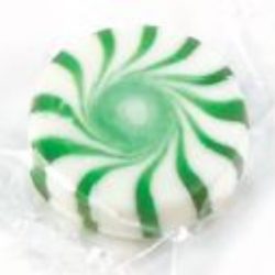WRAPPED STARLIGHT GREEN PINWHEELS