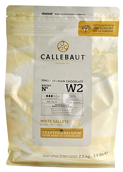 CALLEBAUT WHITE CHOCOLATE CALLETS