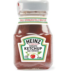 Heinz Ketchup Miniatures Glass 60x57ml