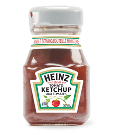 Heinz Ketchup Miniatures Glass 60x57ml