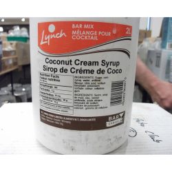 Lynch Bc Coconut Cream Syrup - 2X2Liter