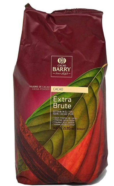 CACAO BARRY - EXTRA BRUTE COCOA POWDER - 6x1KG