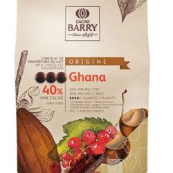 Ghana Milk Chocolate Pistoles 40%